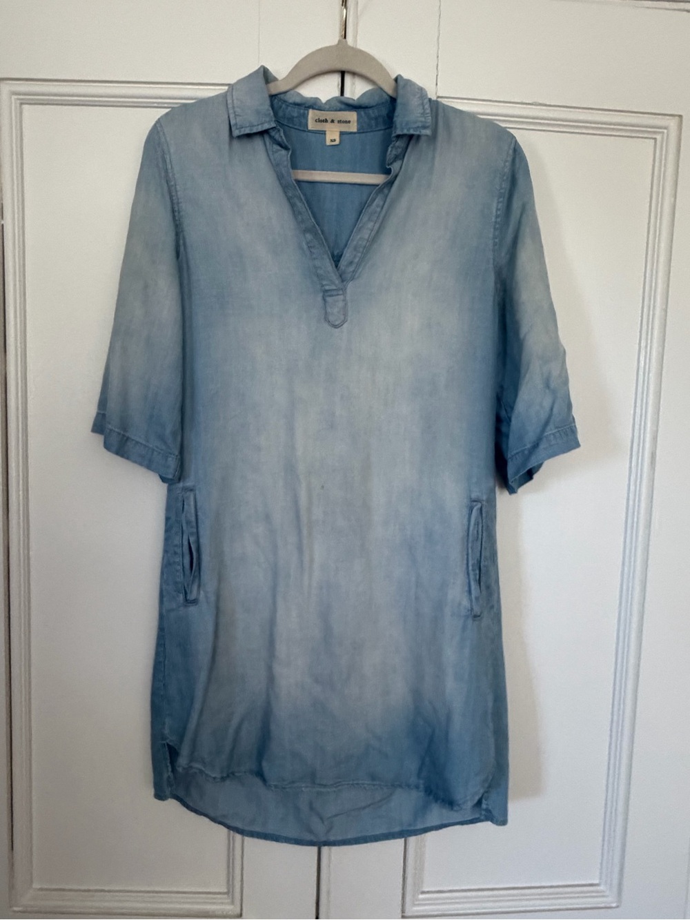cloth & stone Light Blue Chambray Tunic